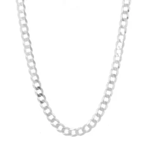 Cordão Corrente Prata 925 Masculina Grumet Grossa 8mm X 80cm - DR Joias